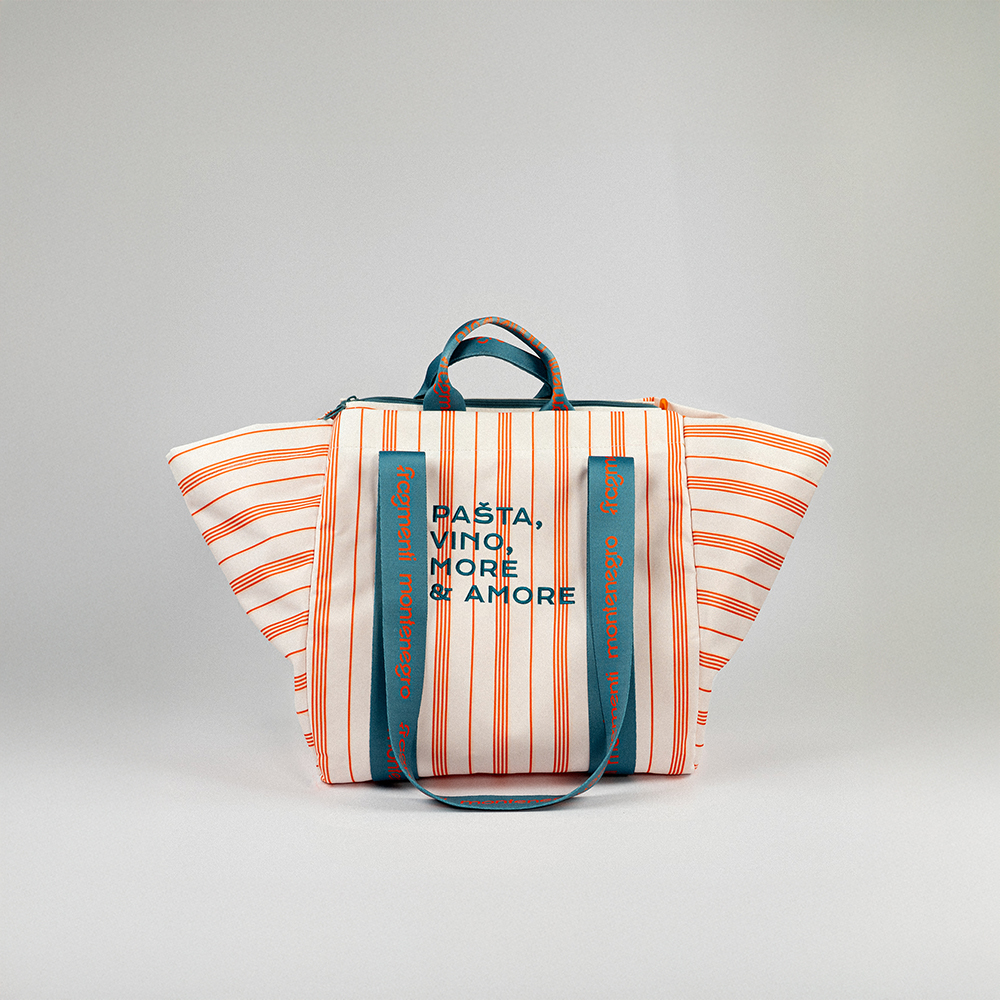 PAŠTA, VINO, MORE & AMORE / BORSA ZA GUŠT • Set Torba + Neseser
