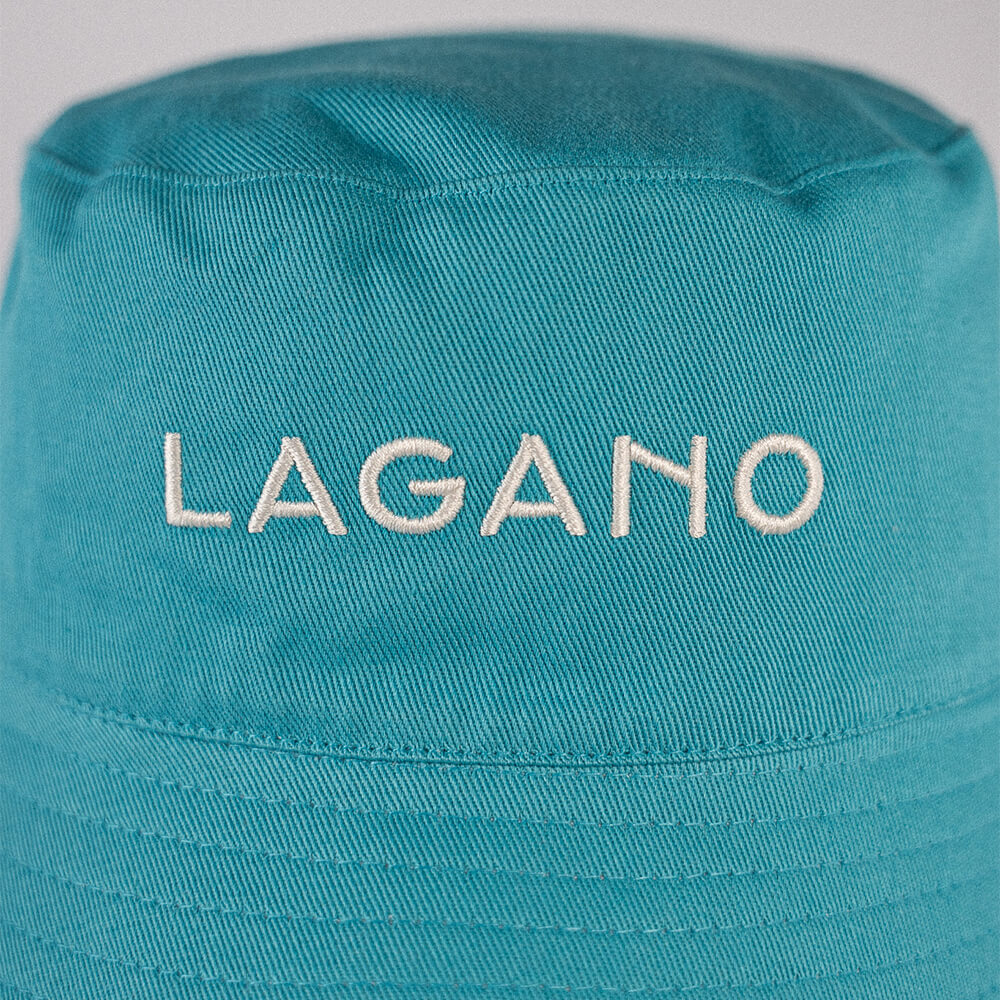 (A)MORE / LAGANO • Morskoplava x Pruge Dvostrani Šešir sa Širokim Obodom