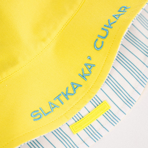 GUŠTAM / SLATKA KA’ CUKAR • Dvostrani pamučni bucket šešir