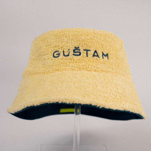 GUŠTAM / NIJE PREŠA • Frotir x Pamuk Dvostrana Bucket Kapa