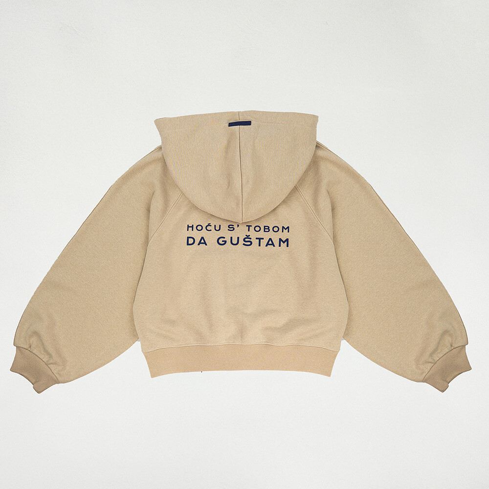 KENOVA? / HOĆU S’  TOBOM DA GUŠTAM • Ženski Zip Duks sa Kapuljačom